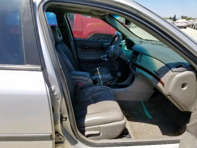 2G1WH55K019118852 - 2001 CHEVROLET IMPALA LS SILVER photo 5