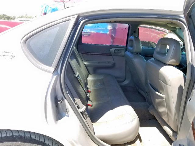 2G1WH55K019118852 - 2001 CHEVROLET IMPALA LS SILVER photo 6