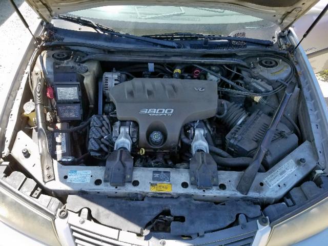 2G1WH55K019118852 - 2001 CHEVROLET IMPALA LS SILVER photo 7