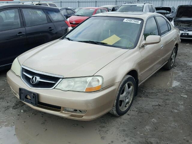 19UUA56652A804820 - 2002 ACURA 3.2TL GOLD photo 2