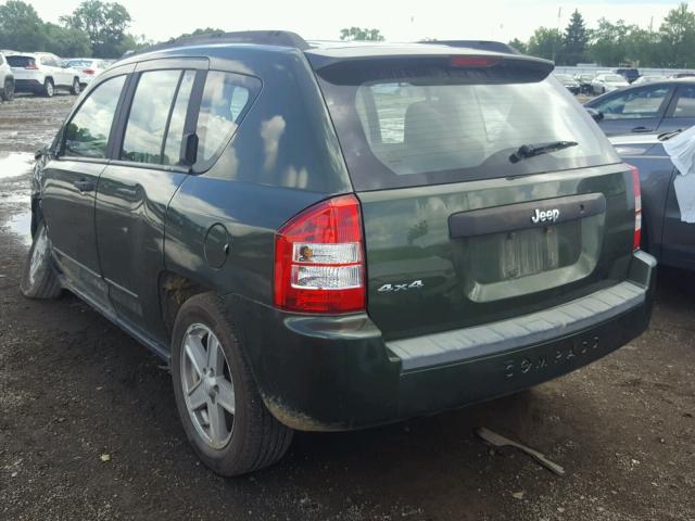 1J8FF47W38D669340 - 2008 JEEP COMPASS SP 绿色 照片 3