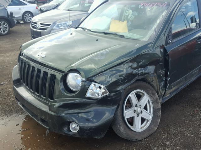 1J8FF47W38D669340 - 2008 JEEP COMPASS SP 绿色 照片 9