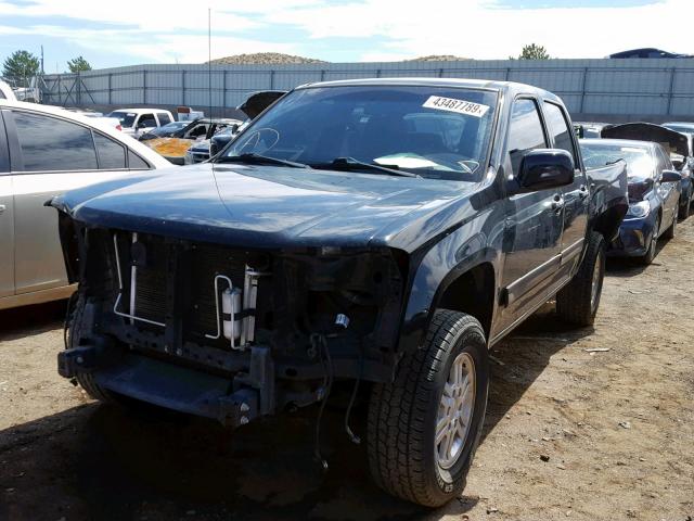 1GTH6MFE7C8107628 - 2012 GMC CANYON SLE BLACK photo 2