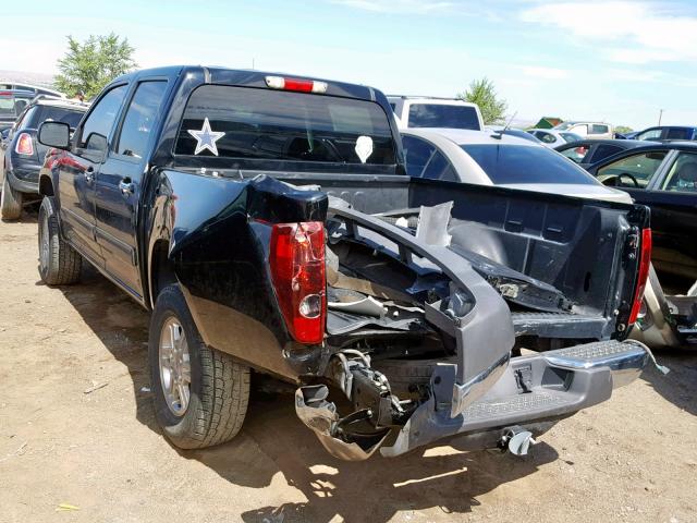 1GTH6MFE7C8107628 - 2012 GMC CANYON SLE BLACK photo 3