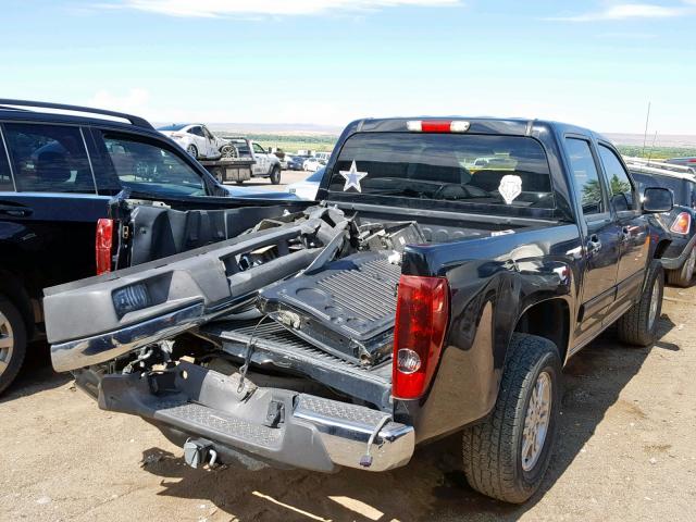 1GTH6MFE7C8107628 - 2012 GMC CANYON SLE BLACK photo 4