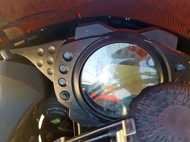 JKAZXCD127A024709 - 2007 KAWASAKI ZX1000 D BLACK photo 8