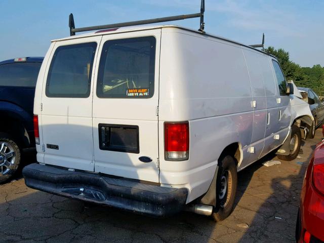 1FTRE14241HA93621 - 2001 FORD ECONOLINE WHITE photo 4