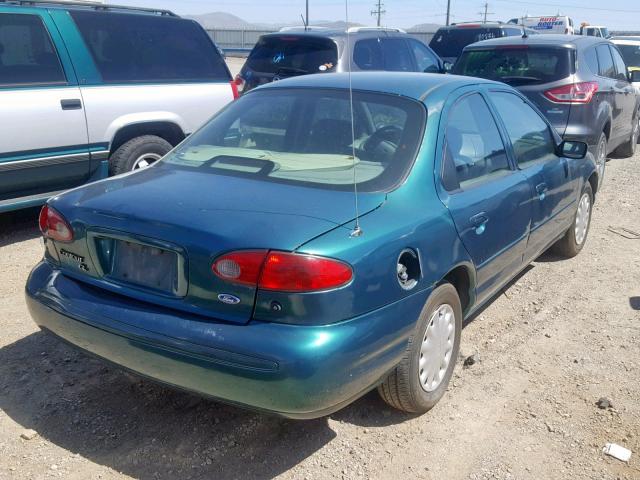 3FALP6530TM113887 - 1996 FORD CONTOUR GL GREEN photo 4