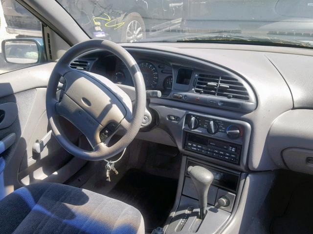 3FALP6530TM113887 - 1996 FORD CONTOUR GL GREEN photo 9