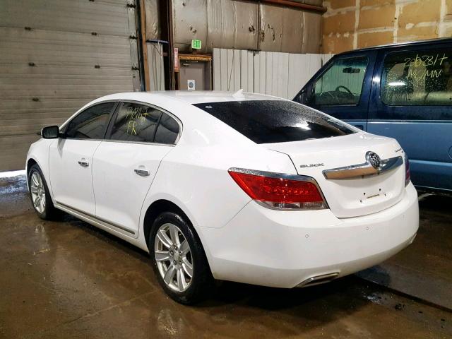 1G4GL5E38DF135859 - 2013 BUICK LACROSSE WHITE photo 3