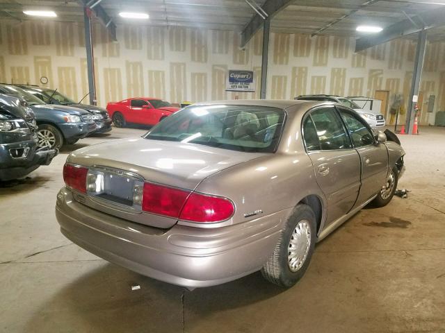 1G4HP54K614163197 - 2001 BUICK LESABRE CU TAN photo 4