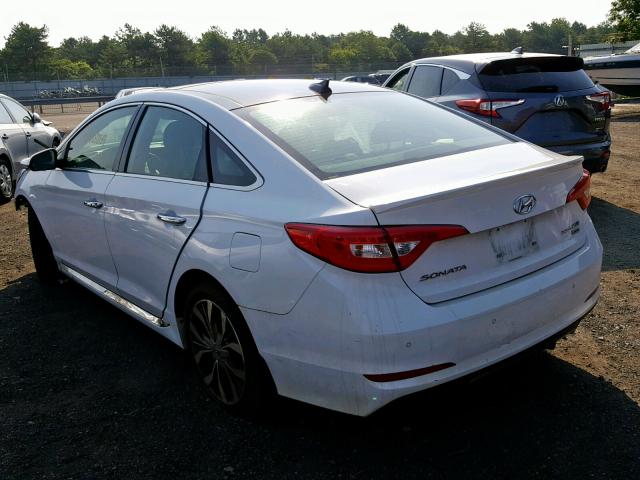 5NPE34AB4FH151634 - 2015 HYUNDAI SONATA SPO WHITE photo 3