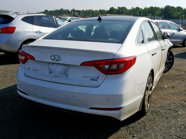 5NPE34AB4FH151634 - 2015 HYUNDAI SONATA SPO WHITE photo 4