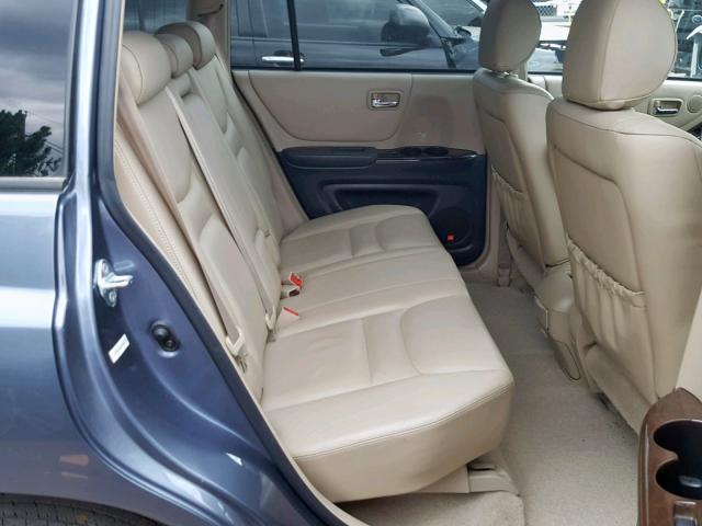 JTEHF21A220082123 - 2002 TOYOTA HIGHLANDER GOLD photo 6