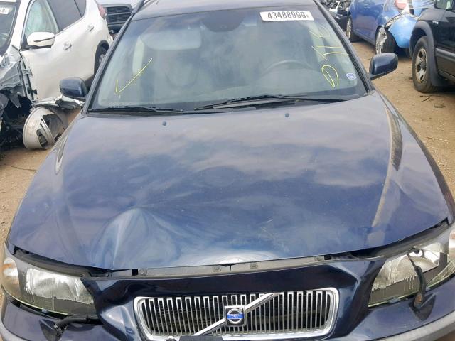 YV1SW64A642383086 - 2004 VOLVO V70 BLUE photo 7