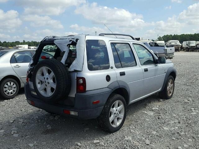 SALNE22283A231897 - 2003 LAND ROVER FREELANDER SILVER photo 4