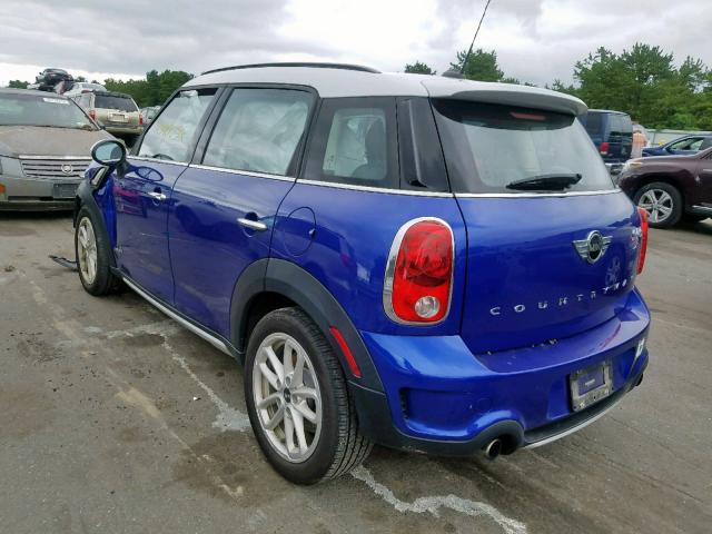 WMWZC5C52FWP45595 - 2015 MINI COOPER S C BLUE photo 3