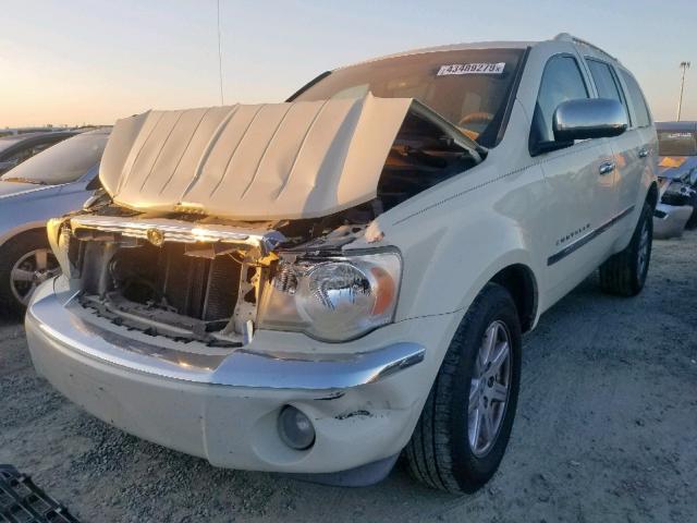 1A8HX58267F575897 - 2007 CHRYSLER ASPEN LIMI WHITE photo 2