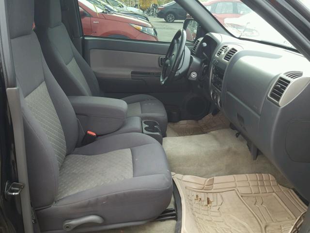 1GTDT136758139050 - 2005 GMC CANYON BLACK photo 5