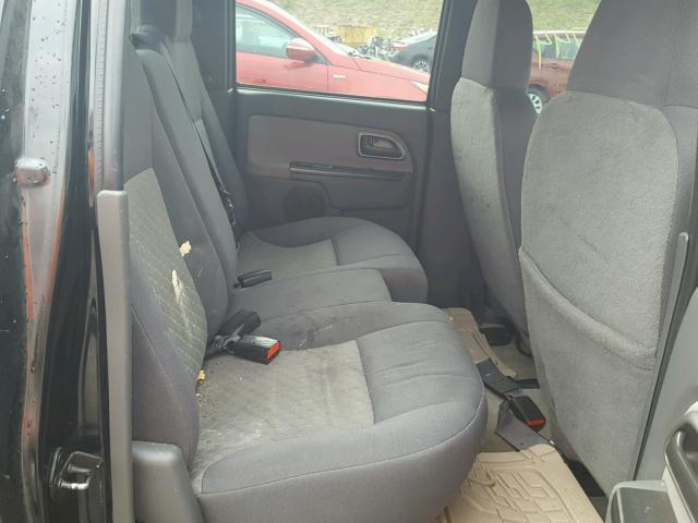 1GTDT136758139050 - 2005 GMC CANYON BLACK photo 6