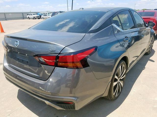 1N4BL4CV6KN323446 - 2019 NISSAN ALTIMA SR GRAY photo 4