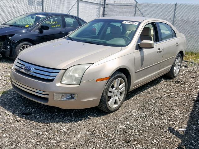 3FAFP08156R219456 - 2006 FORD FUSION SEL BEIGE photo 2