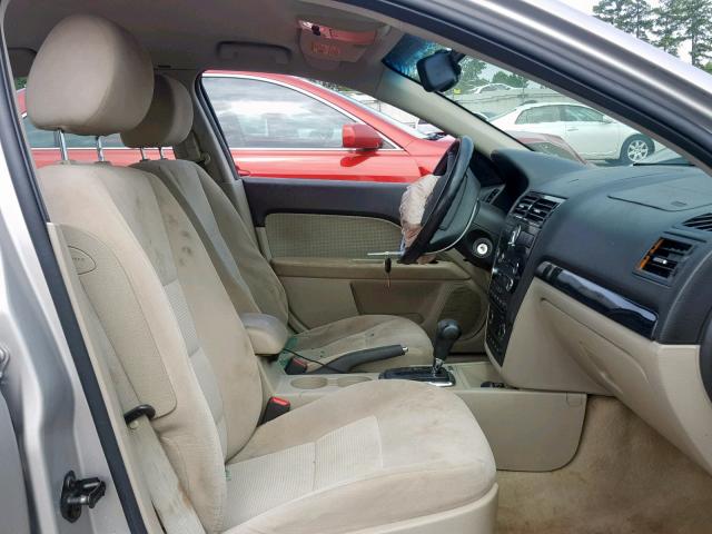 3FAHP08118R257763 - 2008 FORD FUSION SEL SILVER photo 5