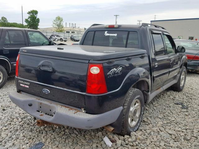 1FMZU77E91UB67453 - 2001 FORD EXPLORER BLACK photo 4