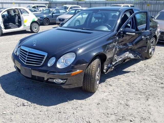 WDBUF90X58B255307 - 2008 MERCEDES-BENZ E 550 4MAT BLACK photo 2