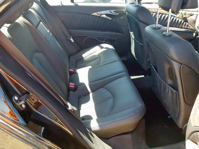 WDBUF90X58B255307 - 2008 MERCEDES-BENZ E 550 4MAT BLACK photo 6