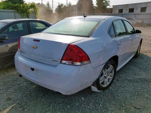 2G1WB5E38E1189781 - 2014 CHEVROLET IMPALA LIM WHITE photo 4