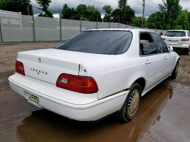 JH4KA7656MC002372 - 1991 ACURA LEGEND L WHITE photo 4