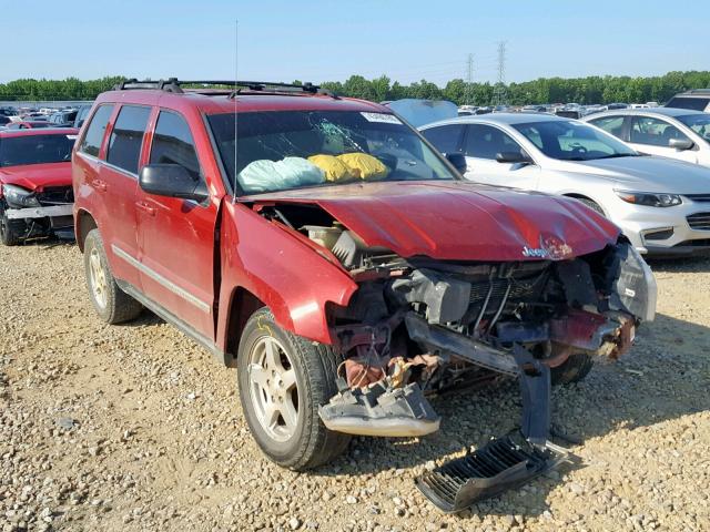 1J4HR58N56C115815 - 2006 JEEP GRAND CHER RED photo 1