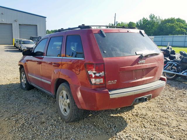 1J4HR58N56C115815 - 2006 JEEP GRAND CHER RED photo 3