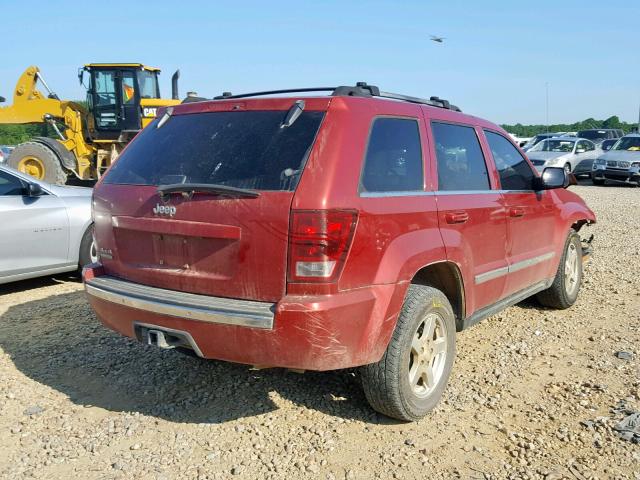 1J4HR58N56C115815 - 2006 JEEP GRAND CHER RED photo 4