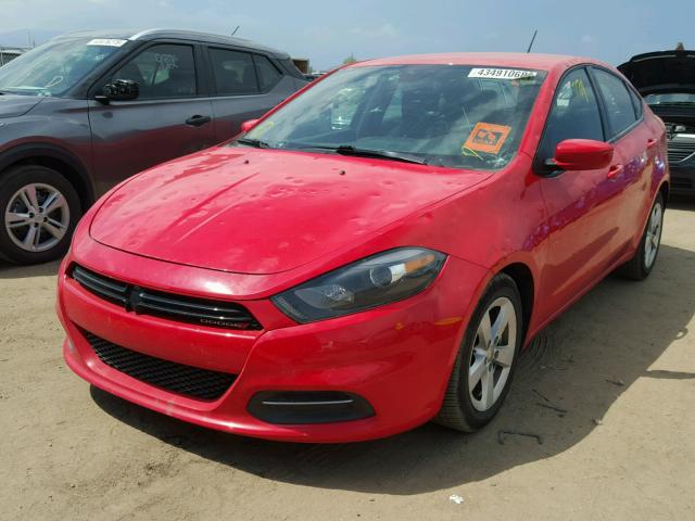 1C3CDFBB8GD680773 - 2016 DODGE DART SXT RED photo 2