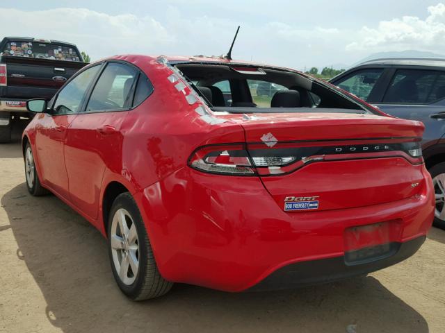 1C3CDFBB8GD680773 - 2016 DODGE DART SXT RED photo 3