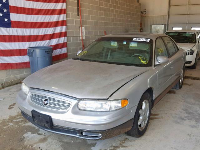 2G4WF551211106829 - 2001 BUICK REGAL GS SILVER photo 2