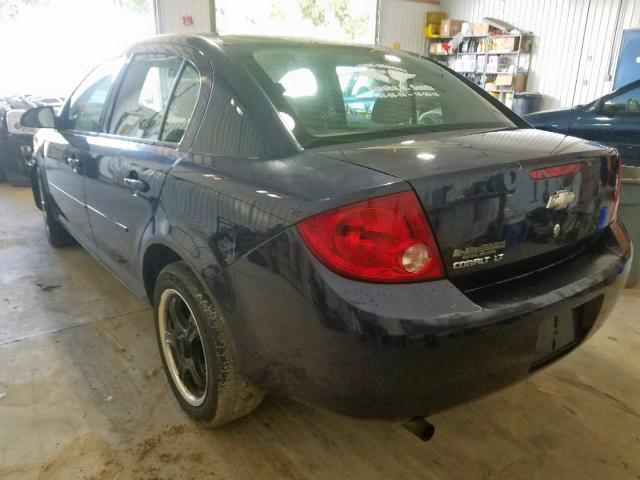 1G1AT58H597287724 - 2009 CHEVROLET COBALT LT BLUE photo 3