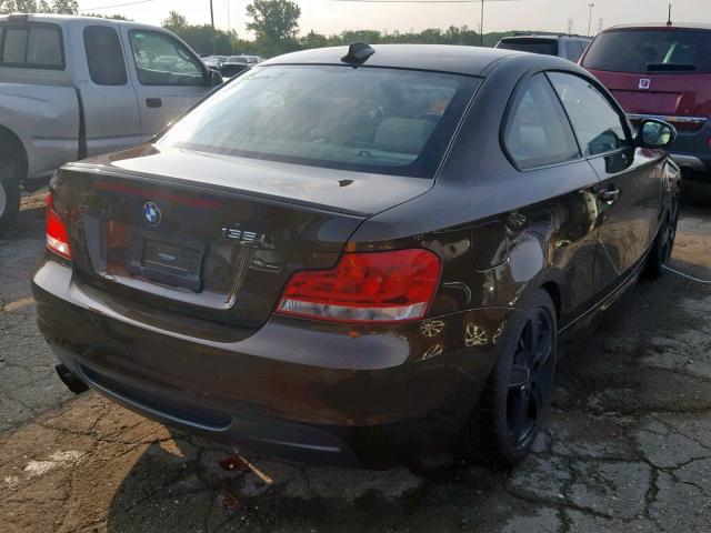 WBAUC9C52CVM12669 - 2012 BMW 135 I BROWN photo 4