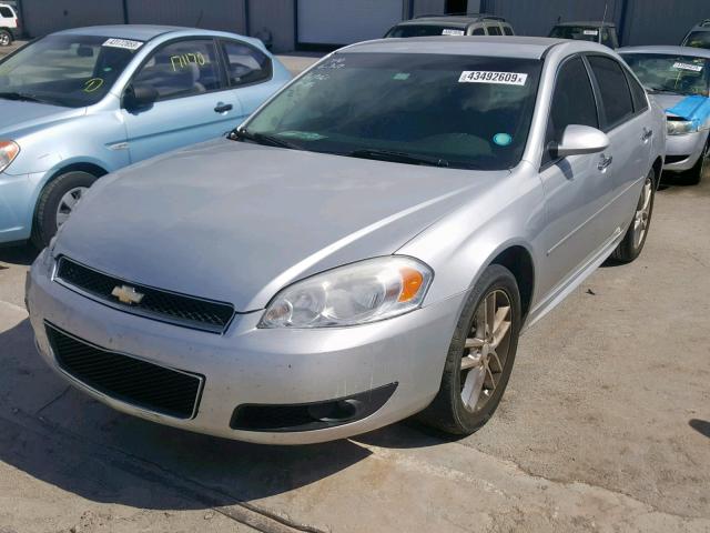 2G1WC5E32C1213308 - 2012 CHEVROLET IMPALA LTZ SILVER photo 2