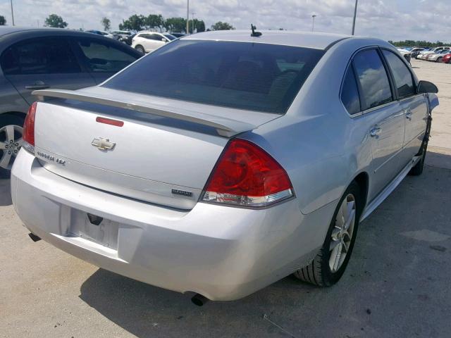 2G1WC5E32C1213308 - 2012 CHEVROLET IMPALA LTZ SILVER photo 4