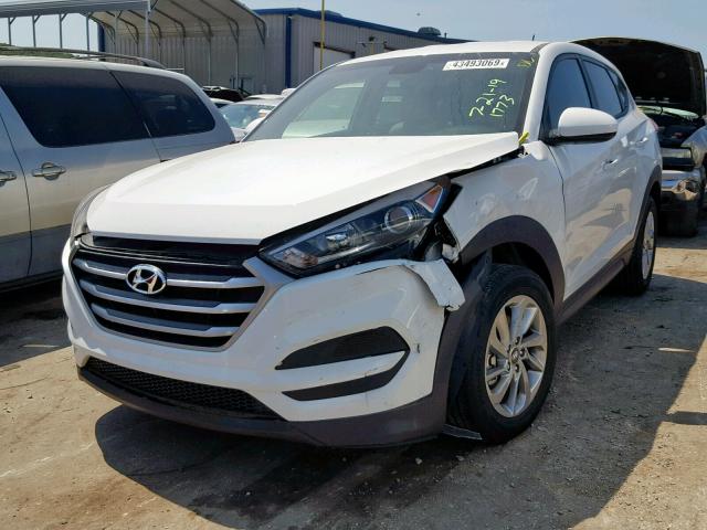 KM8J23A43HU544431 - 2017 HYUNDAI TUCSON SE WHITE photo 2