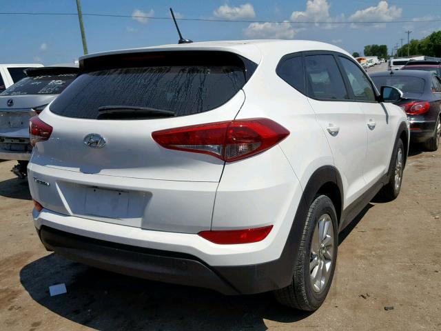 KM8J23A43HU544431 - 2017 HYUNDAI TUCSON SE WHITE photo 4