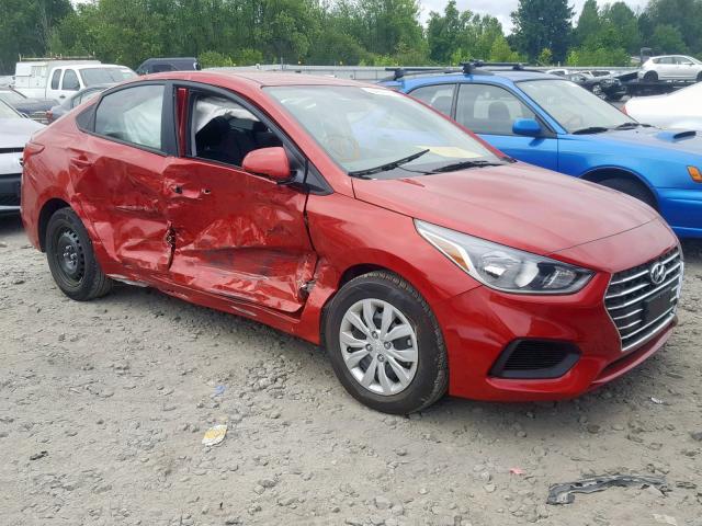 3KPC24A36KE086819 - 2019 HYUNDAI ACCENT SE RED photo 1