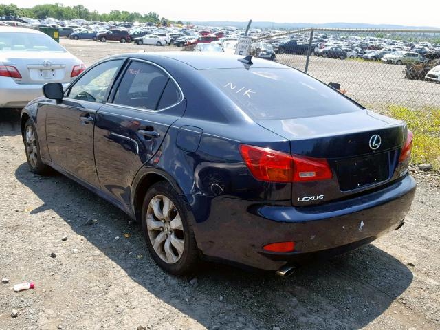 JTHCK262375014353 - 2007 LEXUS IS 250 BLACK photo 3