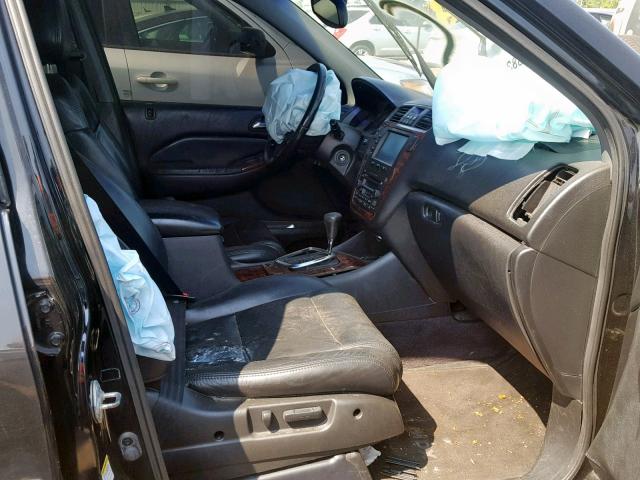 2HNYD18652H534416 - 2002 ACURA MDX TOURIN BLACK photo 5