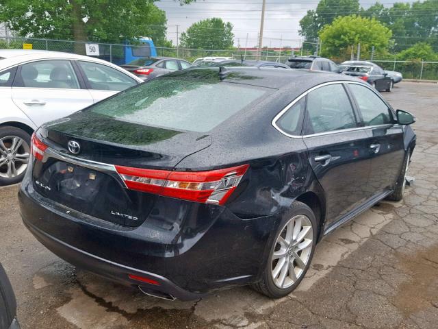 4T1BK1EB0EU125014 - 2014 TOYOTA AVALON BAS BLACK photo 4