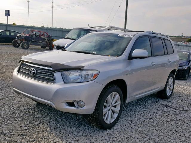 JTEJW3EH4A2044801 - 2010 TOYOTA HIGHLANDER SILVER photo 2