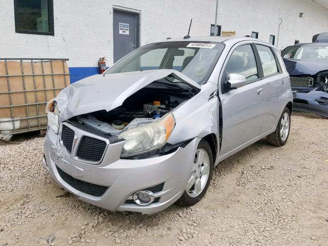 KL2TD66E09B668084 - 2009 PONTIAC G3 SILVER photo 2